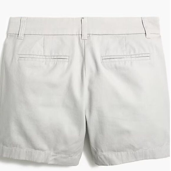 J. Crew Factory H1453 Gray 5" Classic Chino Short For Women NWT size 8 - Picture 4 of 10